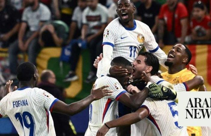 France players celebrating election results back home ahead of Euro 2024 semifinal