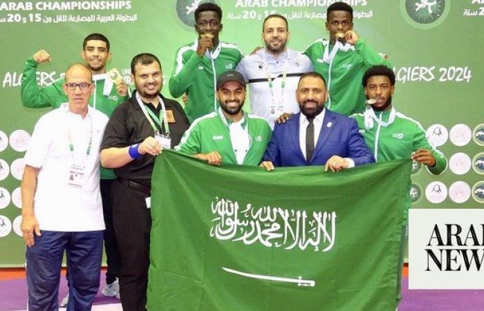 Saudi U-20 wrestlers scoop 4 medals at Arab Championship in Algeria