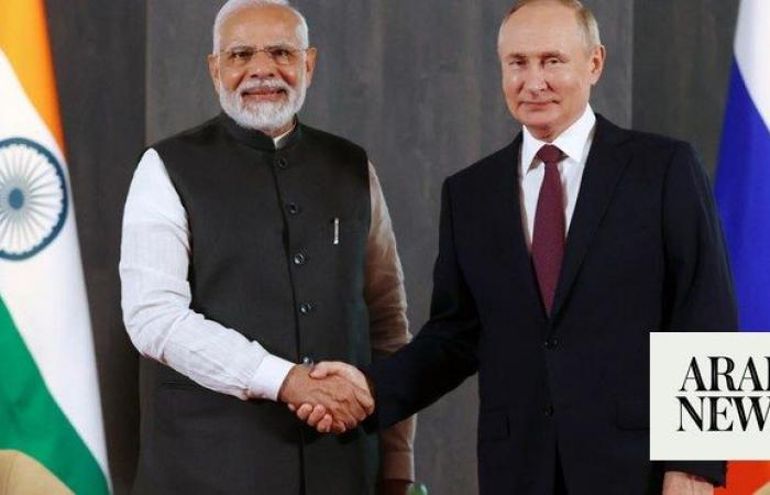 Indian Prime Minister Modi makes first visit to ally Russia since the start of its war on Ukraine