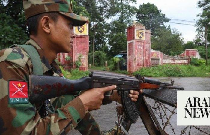 ‘This poor, miserable life’: new Myanmar clashes turn town to rubble