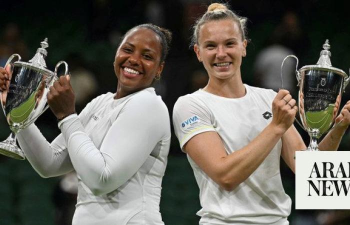 Siniakova and Townsend win women’s doubles title at Wimbledon