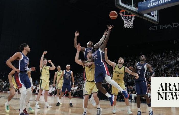 US holds off Australia for 98-92 win in Olympics tuneup in Abu Dhabi