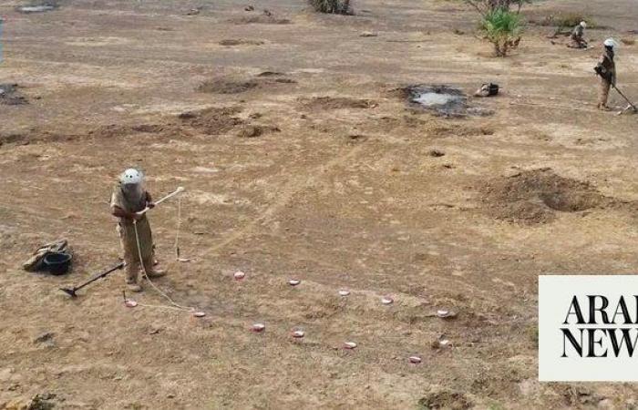 Saudi Arabia clears 989 explosive devices in Yemen