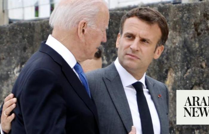 France’s Macron praises Biden’s ‘courage’ and ‘sense of duty’