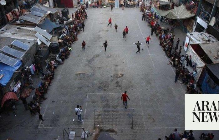 ‘We love life’: Gaza’s war-weary footballers play on