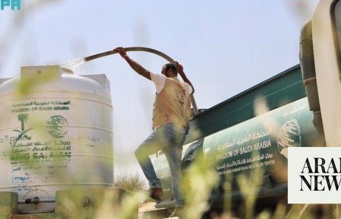 More than 12 million liters of water pumped into Yemen by KSrelief