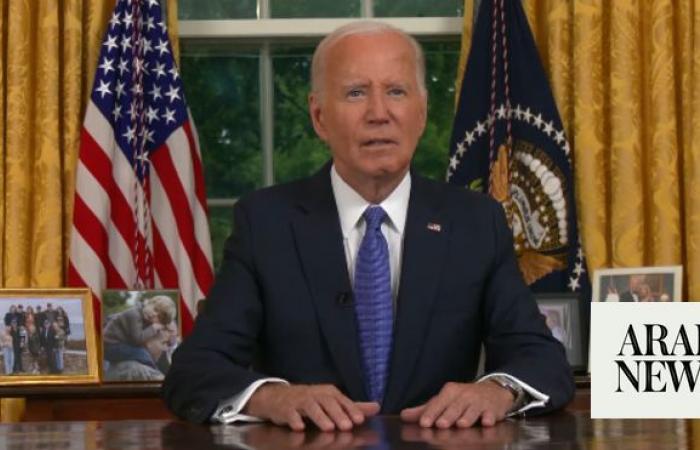 Biden delivers solemn call to defend democracy, promises to work to end Gaza war