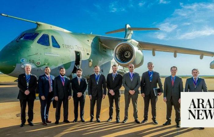 Saudi minister meets Brazilian aerospace company Embraer’s official
