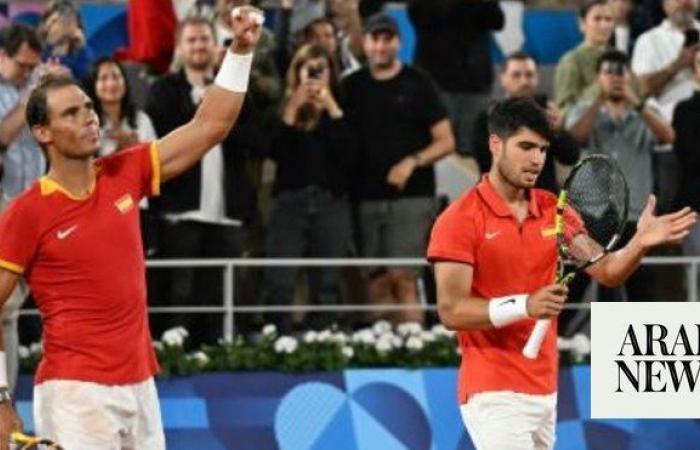 Nadal, Alcaraz win Olympics double opener