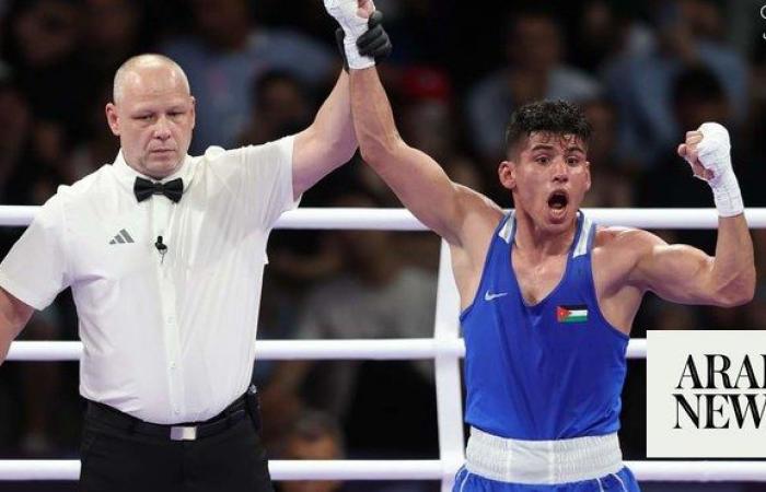 Jordan’s Ziad Ashish qualifies for boxing’s last 16 at Olympics