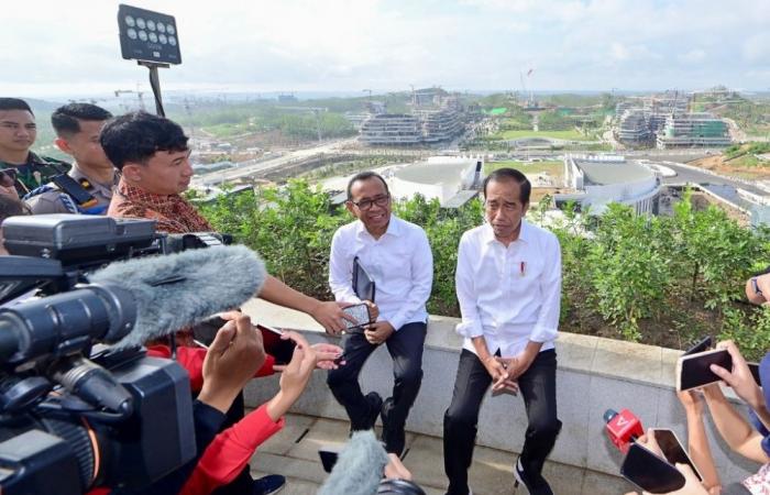 Indonesia’s Jokowi spends first night in Istana Garuda, the eagle-shaped palace of new capital Nusantara