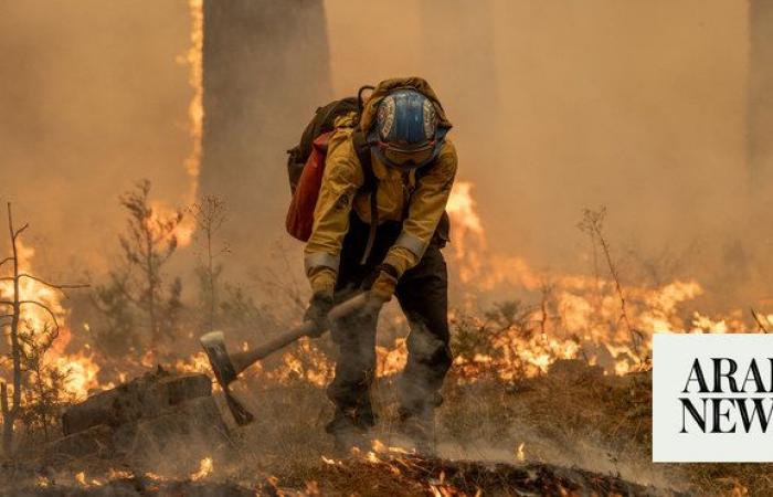California’s largest fire of year rages in state’s north