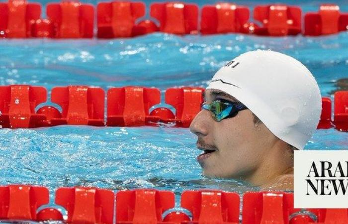 Saudi swimmer Zaid Al-Saraaj wins men’s 100m freestyle heat