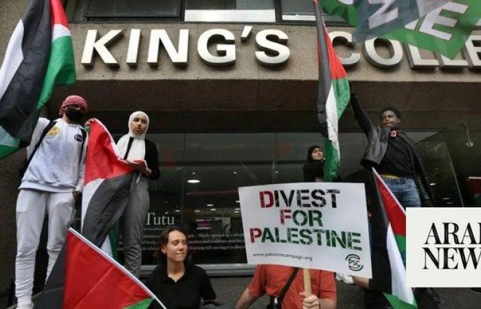 King’s College London to revise arms investments after pro-Palestine student protests 