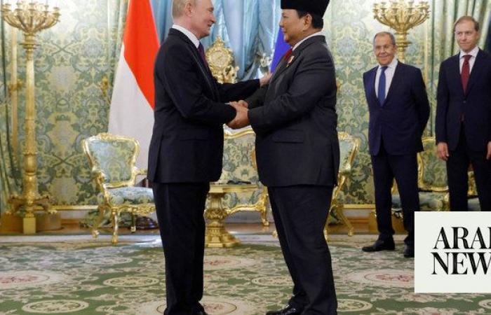 Indonesia president-elect Prabowo says seeks stronger ties with ‘great friend’ Russia