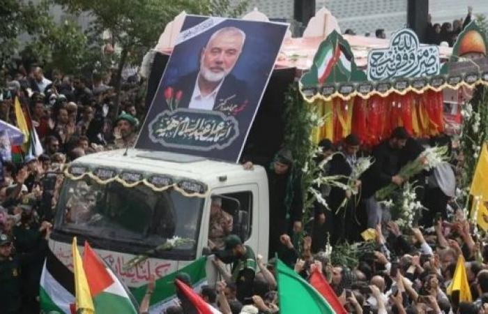 Hamas leader's funeral draws crowds in Iran