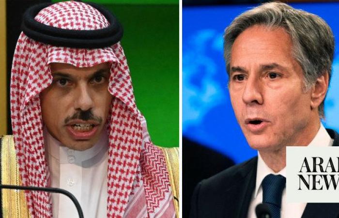 Saudi foreign minister, Blinken discuss developments in region and importance of de-escalation