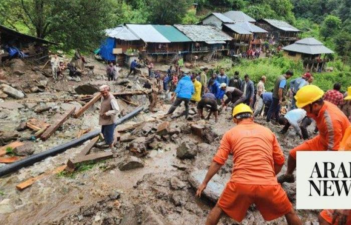 13 killed in India floods, stranded pilgrims airlifted