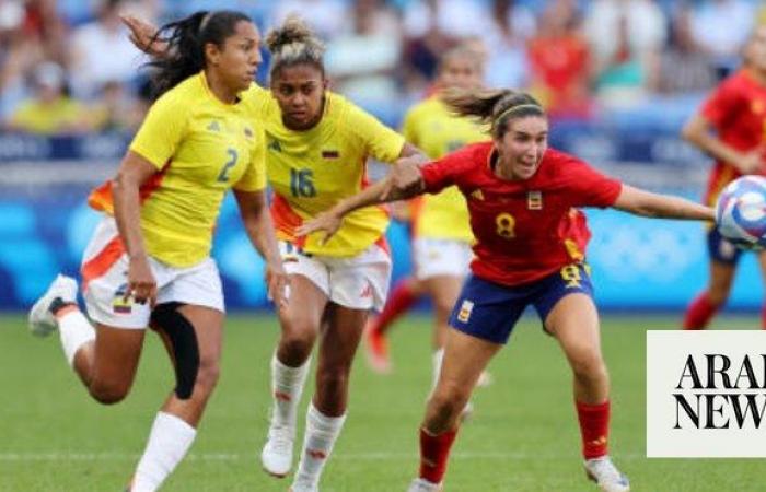 Spain survive Colombia scare, join USA in Olympic women’s football semis