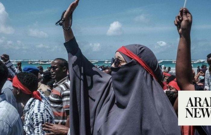 ‘We won’t be intimidated’: Somalis protest after Al-Shabab attack