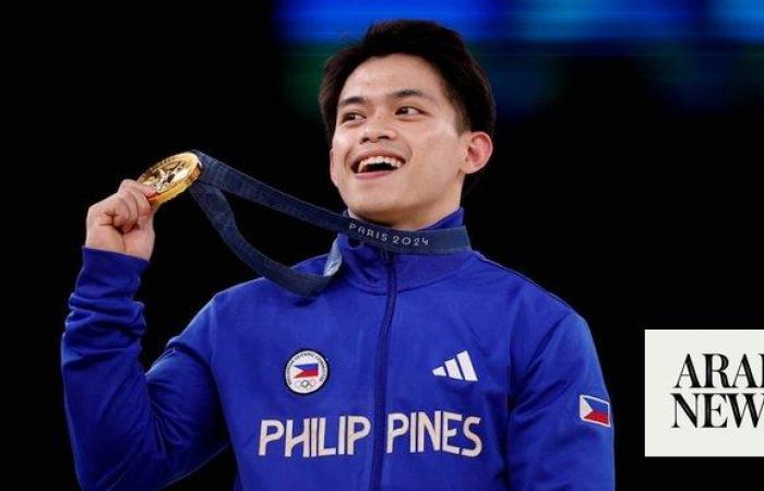 Philippines showers gymnast Carlos Yulo with praises, gifts after double Olympic gold