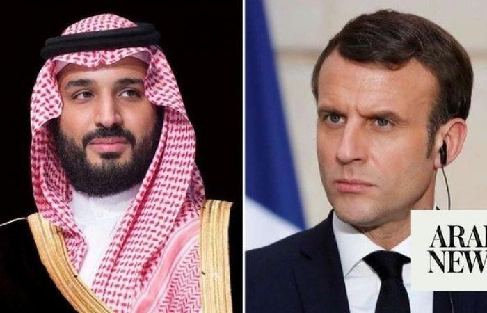 Saudi crown prince, French president discuss de-escalation in region