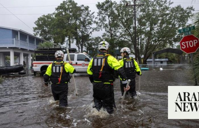 Four killed after Storm Debby hits Florida coast