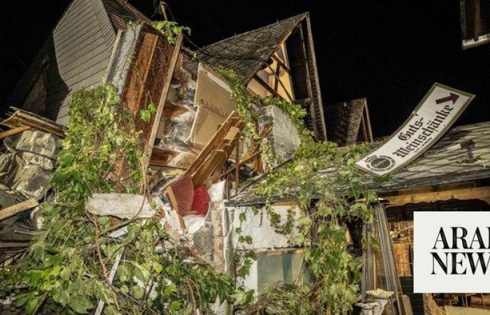 German hotel collapse in Moselle wine valley kills two, traps others