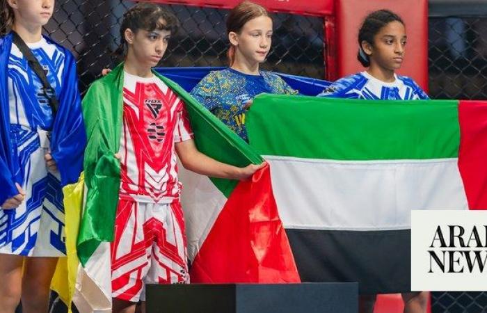 UAE MMA athletes Sara Alzarooni, Rakan Alyammahi grab gold on opening day of Youth World Championships