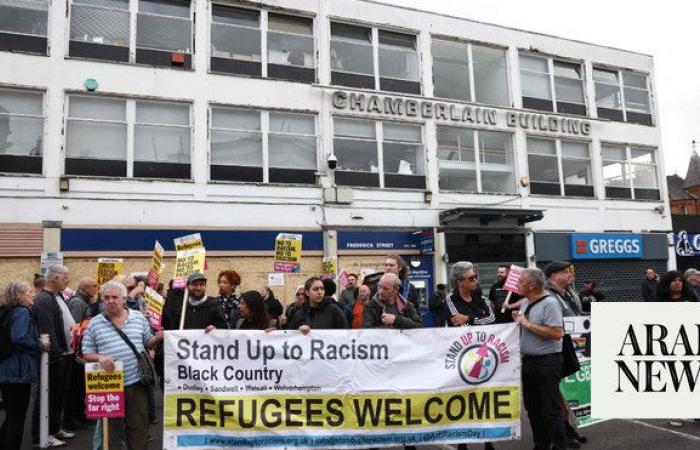 Anti-racism, pro-Palestinian protesters unite at London rally