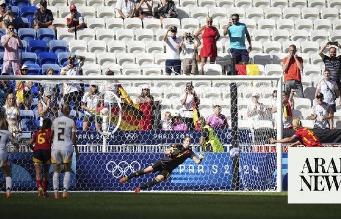 Berger saves Putellas penalty to clinch women’s soccer bronze for Germany in 1-0 win over Spain