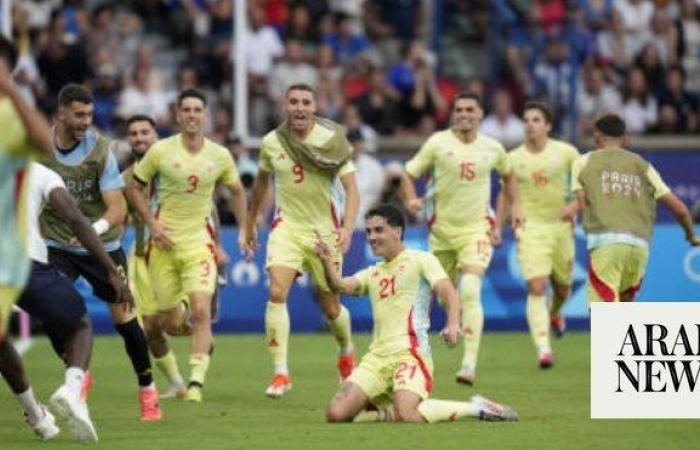 Spain take gold after 5-3 win against France in Olympic men’s soccer final