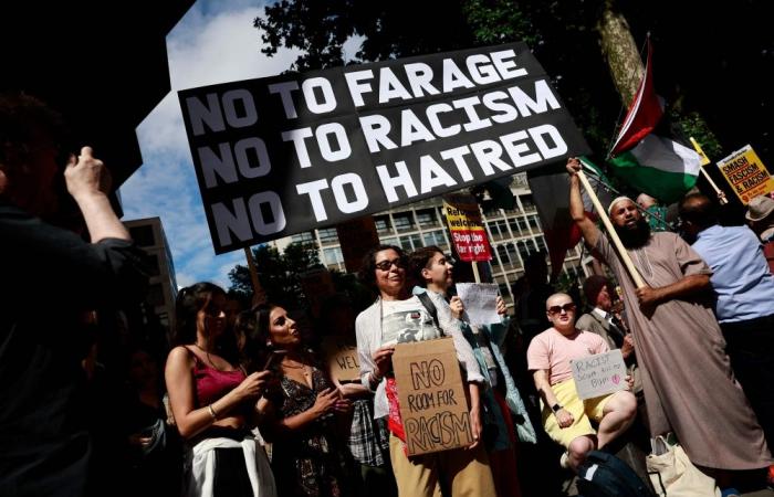 ‘No, we don’t stand for this’: Across UK, thousands join anti-racist rally against far-right riots incited by Southport knife attack