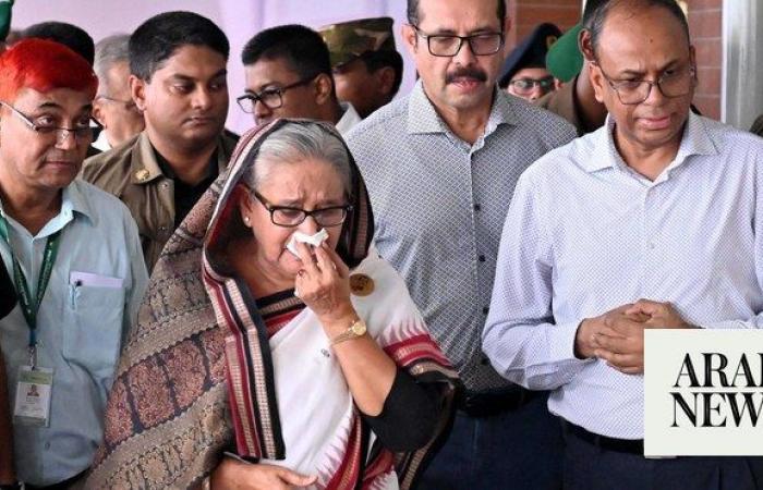 Ousted Bangladeshi PM blames US for her removal from power