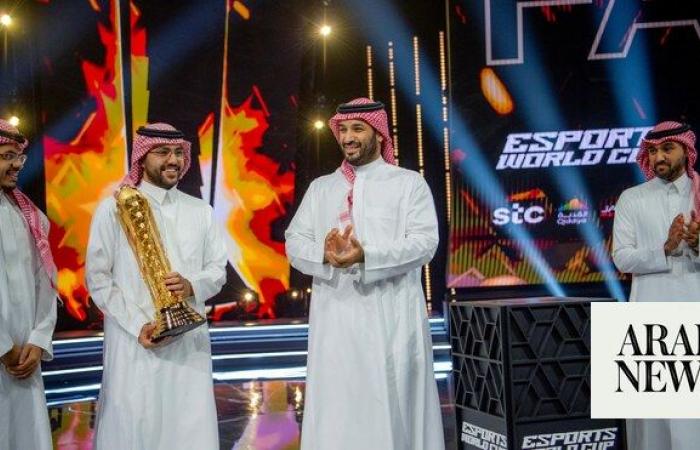 Crown prince awards winners of Esports World Cup in Riyadh