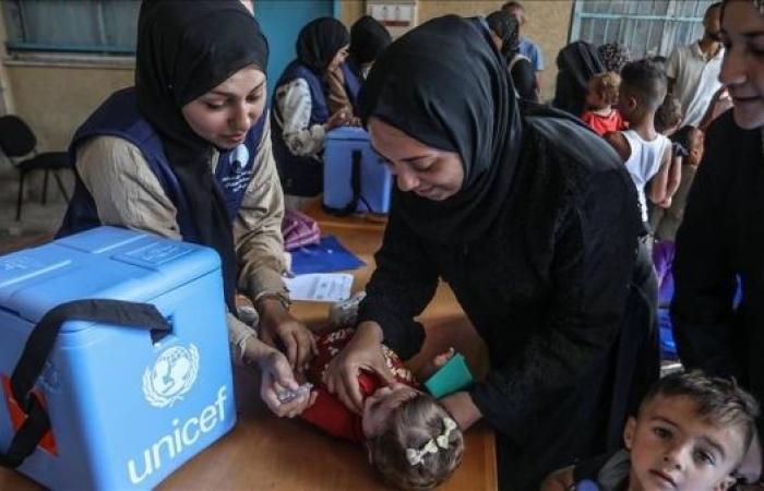 UNRWA vaccinates over 160,000 children in Gaza in polio campaign