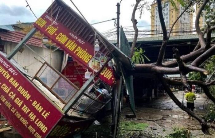 Typhoon Yagi collapses busy bridge in Vietnam