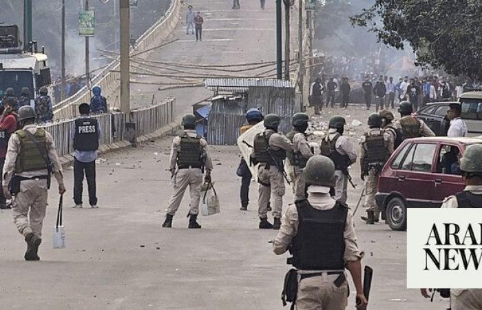 Internet suspended in parts of India’s Manipur as students clash with police