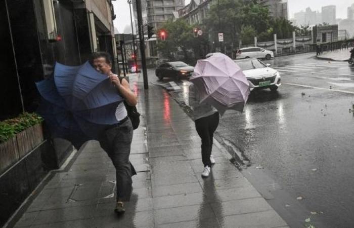 Shanghai slammed by strongest storm in seven decades