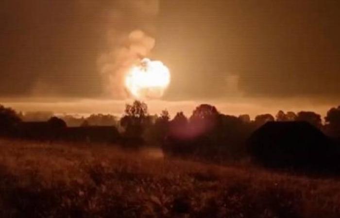 Ukraine claims to have destroyed large Russian ammunition depot 