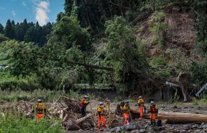 Seven dead as mudslides and floods devastate central Japan, rescuers comb muddy riverbanks for those unaccounted for