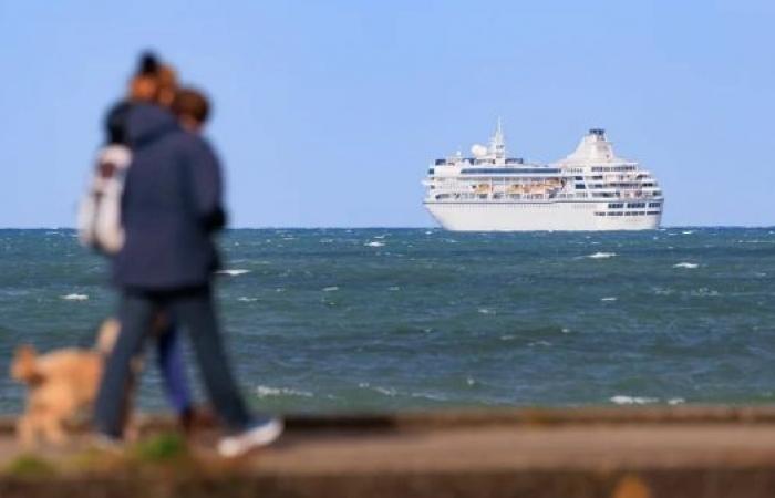 Cruise ship still stuck off the coast of Northern Ireland after ‘paperwork’ setback