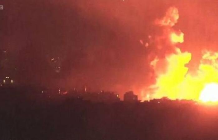 Massive blasts in Beirut after renewed Israeli air strikes