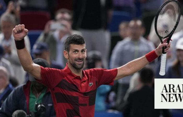 Sinner and Djokovic reach Shanghai Masters final. Sabalenka rallies over Gauff at Wuhan