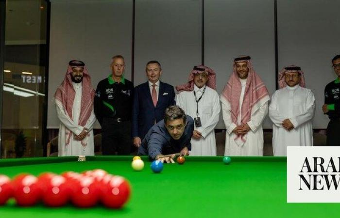 Ronnie O’Sullivan Snooker Academy opens at Boulevard City in Riyadh