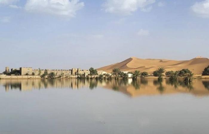 Sahara Desert flooded for the first time in decades