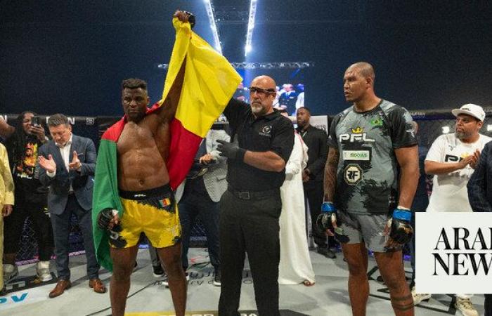 Ngannou the big winner at PFL’s Battle of the Giants in Riyadh