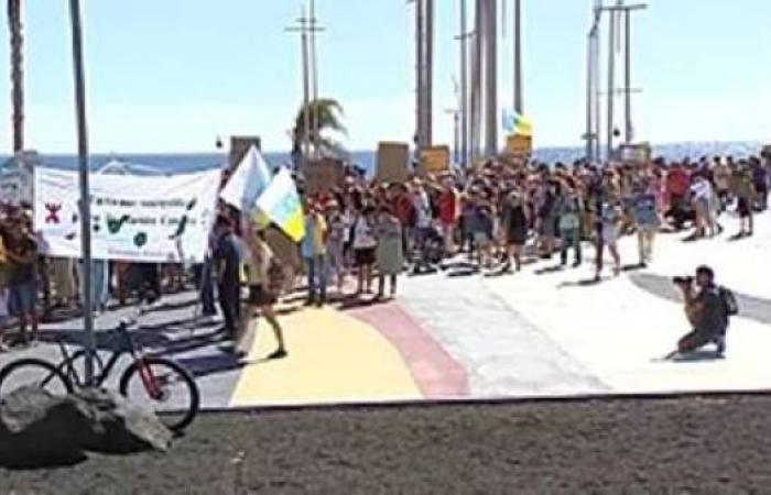 Thousands protest against over-tourism in Canary Islands