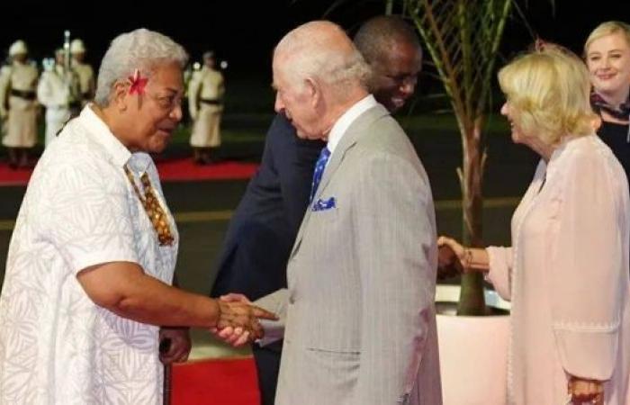 King Charles and Queen Camilla arrive in Samoa to red carpet welcome