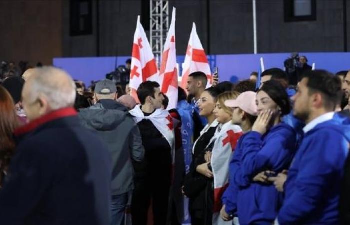 Georgia's ruling party claims victory in parliamentary election with over 54% of the vote